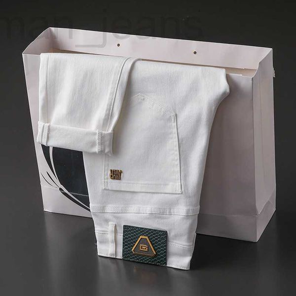 men's jeans designer xintang new product embroidered white european spring/summer slim fit feet elastic casual pants trend iuys, Blue
men's jeans designer xintang new product embroidered white european spring/summer slim fit feet elastic casual pants trend iuys, Blue