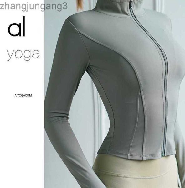 23sss designer alos women's autumn and winter fitness coat yoga training running zipper sports leisure quick dry coat, Black;brown
23sss designer alos women's autumn and winter fitness coat yoga training running zipper sports leisure quick dry coat, Black;brown