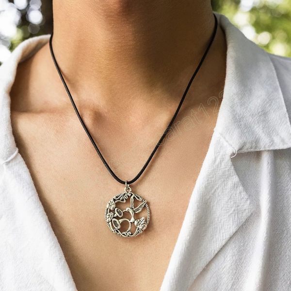 vintage rope chains with hollowed round pendants necklace for men trendy 2023 fashion jewelry on the neck accessories male gifts, Silver
vintage rope chains with hollowed round pendants necklace for men trendy 2023 fashion jewelry on the neck accessories male gifts, Silver