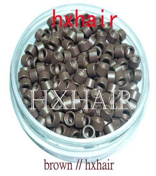 10000pcs 10bottles 40mm micro aluminium rings links beads05867053, Black