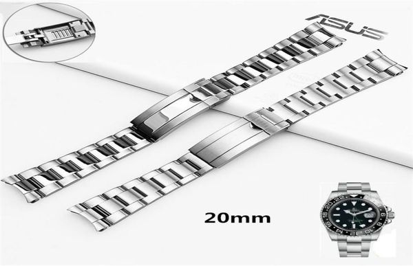 silver 316l stainless steel watchband 20mm solid band bracelet with oyster lock for rx watch men t1906207990146, Black;brown
silver 316l stainless steel watchband 20mm solid band bracelet with oyster lock for rx watch men t1906207990146, Black;brown