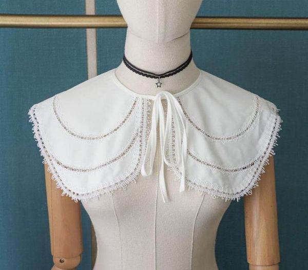 bow ties women shirt fake detachable collars for sweater blouse false collar embroidery floral lapel shoulder wrap half shawl7282658, Black;gray
bow ties women shirt fake detachable collars for sweater blouse false collar embroidery floral lapel shoulder wrap half shawl7282658, Black;gray