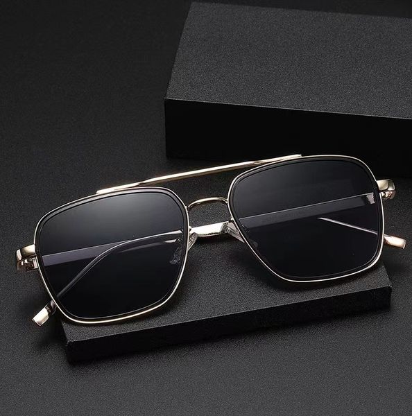 fashion double beam sunglasses men's anti-uv driving box sun protection ladies sunglasses, White;black
fashion double beam sunglasses men's anti-uv driving box sun protection ladies sunglasses, White;black