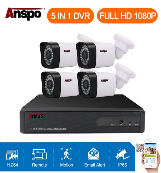 anspo 4ch 1080p cctv security camera system 5 in 1 dvr ircut home surveillance waterproof outdoor white color2809404
anspo 4ch 1080p cctv security camera system 5 in 1 dvr ircut home surveillance waterproof outdoor white color2809404