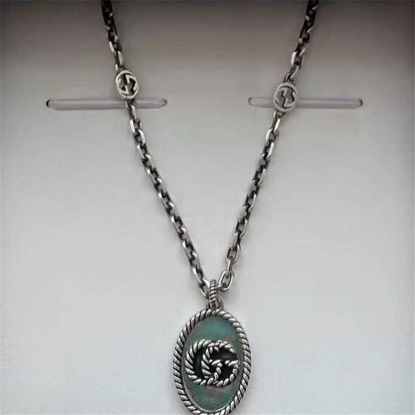 oval linen double interlocking fashion men's and women's necklace lovers gift, Silver
oval linen double interlocking fashion men's and women's necklace lovers gift, Silver