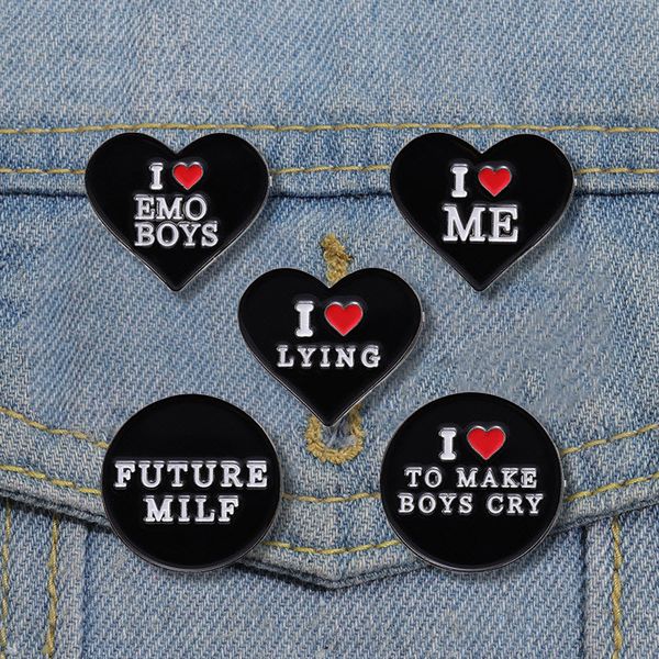 love enamel pins custom brooches future lapel badges black heart punk jewelry gift for friends, Blue
love enamel pins custom brooches future lapel badges black heart punk jewelry gift for friends, Blue