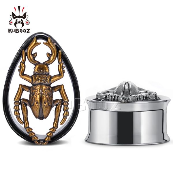 kubooz stainless steel scarab ear tunnels expander gauges plugs earrings piercing body jewelry stretchers wholesale 8mm to 25mm 34pcs, Silver
kubooz stainless steel scarab ear tunnels expander gauges plugs earrings piercing body jewelry stretchers wholesale 8mm to 25mm 34pcs, Silver