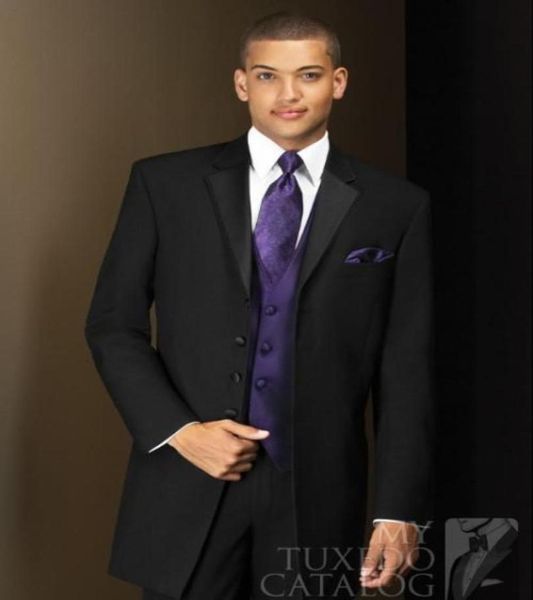 custom made black four buttons groom tuxedos man notch lapel groomsmen men wedding suits bridegroom jacketpantstievest h1422067, Black;gray
custom made black four buttons groom tuxedos man notch lapel groomsmen men wedding suits bridegroom jacketpantstievest h1422067, Black;gray