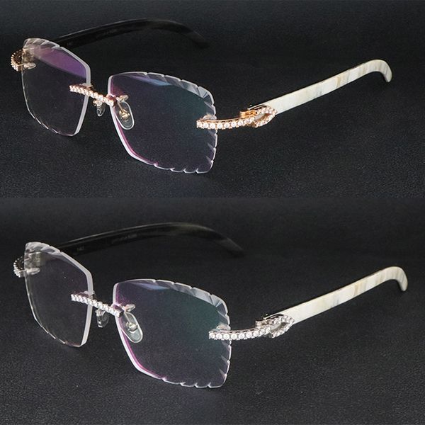 wood eyeglasses moissanite diamond set rimles designer eyewear women vintage mens original white inside black buffalo horn conches optical r, Silver
wood eyeglasses moissanite diamond set rimles designer eyewear women vintage mens original white inside black buffalo horn conches optical r, Silver