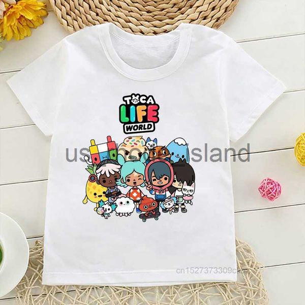 t-shirts new toca life world print kids t-shirt baby boys gift children's short-sleeved toca boca girls cartoon animation game x0628, Blue
t-shirts new toca life world print kids t-shirt baby boys gift children's short-sleeved toca boca girls cartoon animation game x0628, Blue