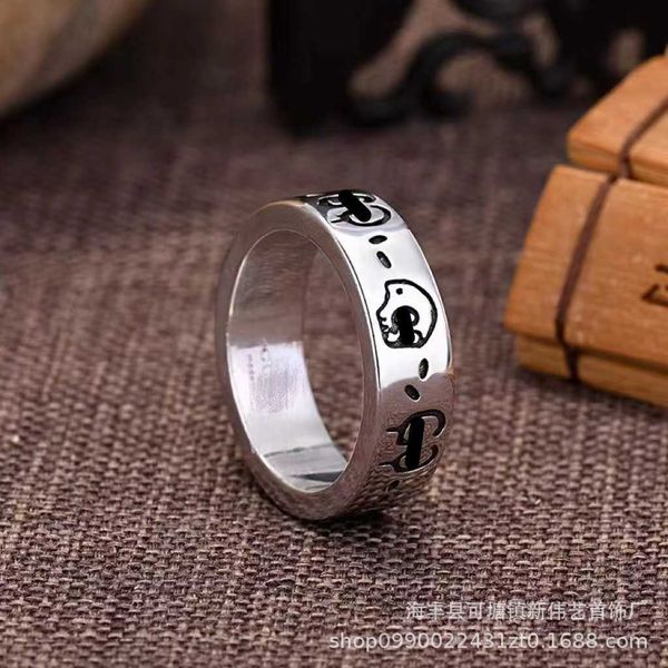copper plated silver double skull head elf ring for men and women simple couple pair
copper plated silver double skull head elf ring for men and women simple couple pair