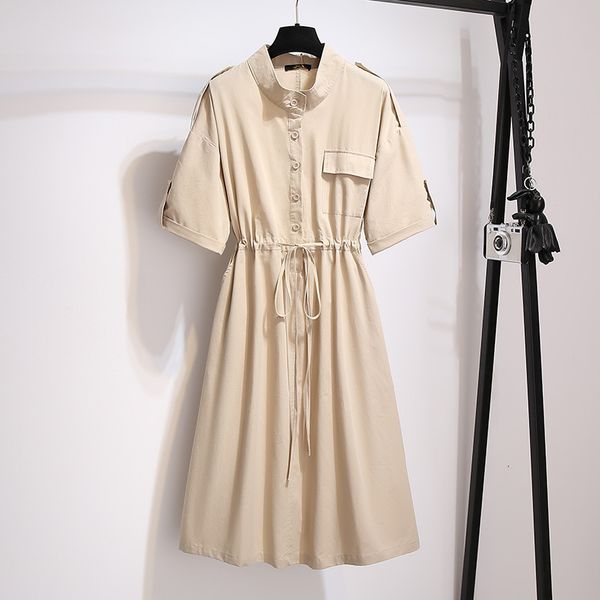 plus size dresses 150kg size women's summer loose cotton shirt dress bust 152cm 5xl 6xl 7xl 8xl 9xl temperament waist black khaki 23062
plus size dresses 150kg size women's summer loose cotton shirt dress bust 152cm 5xl 6xl 7xl 8xl 9xl temperament waist black khaki 23062