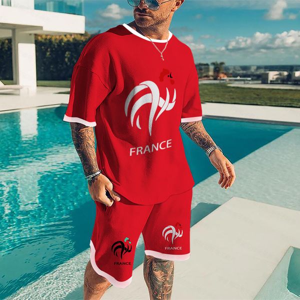 mens tracksuits summer tracksuit france rooster tshirtshorts oversized sports jogging suit casual stylish sweatsuit set fashion clothing 230, Gray
mens tracksuits summer tracksuit france rooster tshirtshorts oversized sports jogging suit casual stylish sweatsuit set fashion clothing 230, Gray