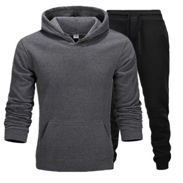 men's suit hooded tracksuits spring and autumn designer running fashionable comfortable clothing sweater trousers sports suit, Gray
men's suit hooded tracksuits spring and autumn designer running fashionable comfortable clothing sweater trousers sports suit, Gray