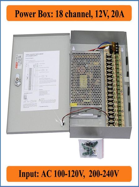 18 channel dc12v 20a cctv camera power box cctv ptc distributed switching power supply box for security video camera 18ch port9761228
18 channel dc12v 20a cctv camera power box cctv ptc distributed switching power supply box for security video camera 18ch port9761228