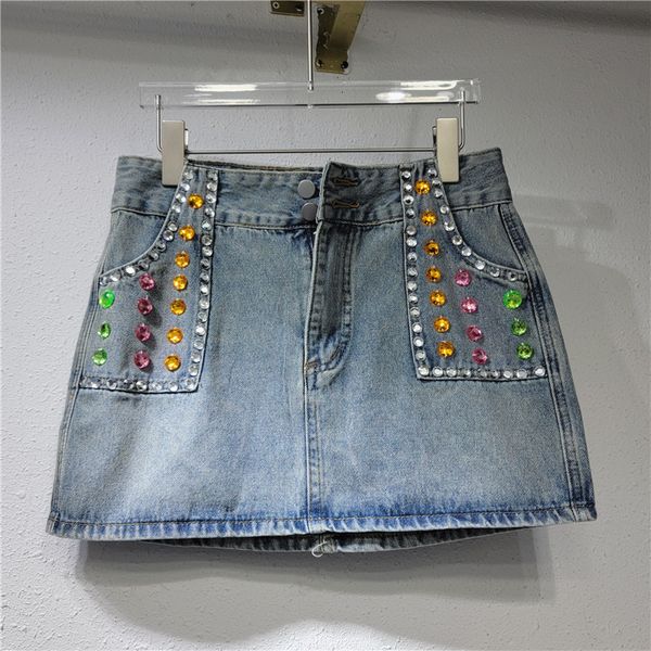 skirts heavy industry diamond girl denim skirt female summer high waist package hip mini women short 230627, Black
skirts heavy industry diamond girl denim skirt female summer high waist package hip mini women short 230627, Black