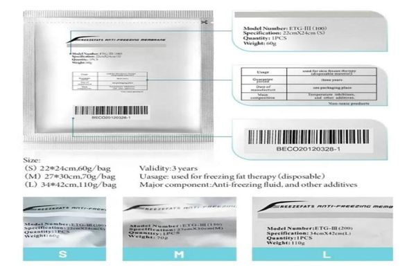 accessories parts cool cryolipolysis antize membrane pads crio lipolysis antize for fat zing machines3018171
accessories parts cool cryolipolysis antize membrane pads crio lipolysis antize for fat zing machines3018171