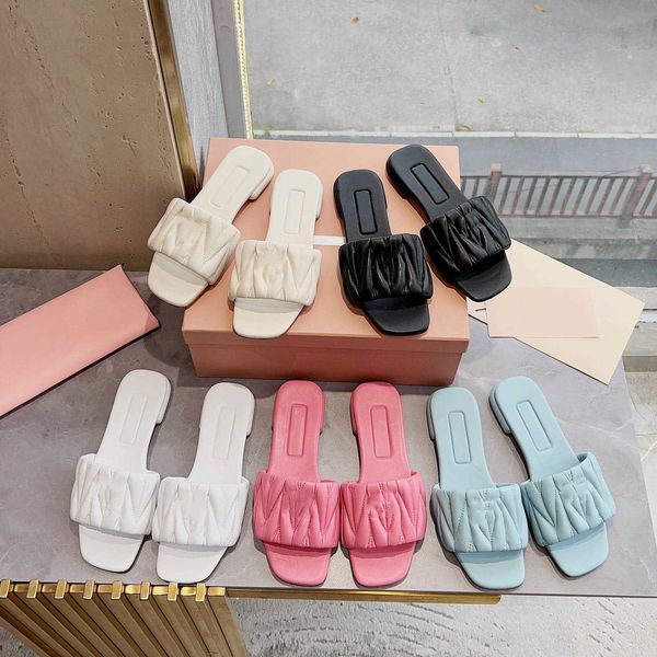 designers slides slippers women embroidered metallic sandals mules black pink beige square toe high heels summer beach sandal
designers slides slippers women embroidered metallic sandals mules black pink beige square toe high heels summer beach sandal