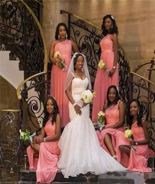 african one shoulder coral lace plus size bridesmaid dresses 2019 ruched chiffon split maid of honor dress wedding part9102965, White;pink
african one shoulder coral lace plus size bridesmaid dresses 2019 ruched chiffon split maid of honor dress wedding part9102965, White;pink