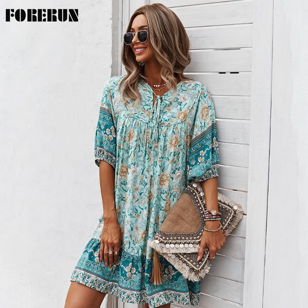 basic casual dresses forerun summer boho floral dress women lantern short sleeve loose vintage midi vestidos de mujer robe femme drop 230627, Black;gray
basic casual dresses forerun summer boho floral dress women lantern short sleeve loose vintage midi vestidos de mujer robe femme drop 230627, Black;gray
