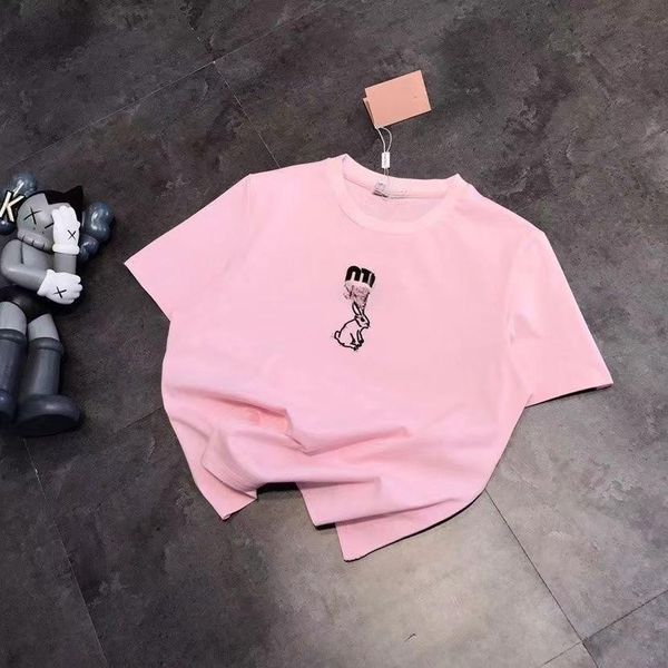 designer t-shirt embroidered alphabet rabbit temperament lapel short shirt t-shirt sweet lapel spring/summer jumper, White
designer t-shirt embroidered alphabet rabbit temperament lapel short shirt t-shirt sweet lapel spring/summer jumper, White