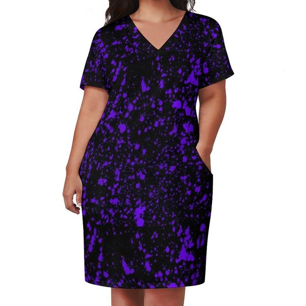 plus size dresses purple paint splatter casual dress holiday abstract graffiti kawaii female v neck graphic streetwear size 230627, Black
plus size dresses purple paint splatter casual dress holiday abstract graffiti kawaii female v neck graphic streetwear size 230627, Black