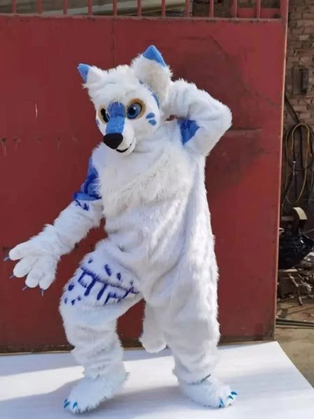 white fur fox dog husky mascot costume furry suit fursuit halloween christmas birthday party gift, Red;yellow
white fur fox dog husky mascot costume furry suit fursuit halloween christmas birthday party gift, Red;yellow