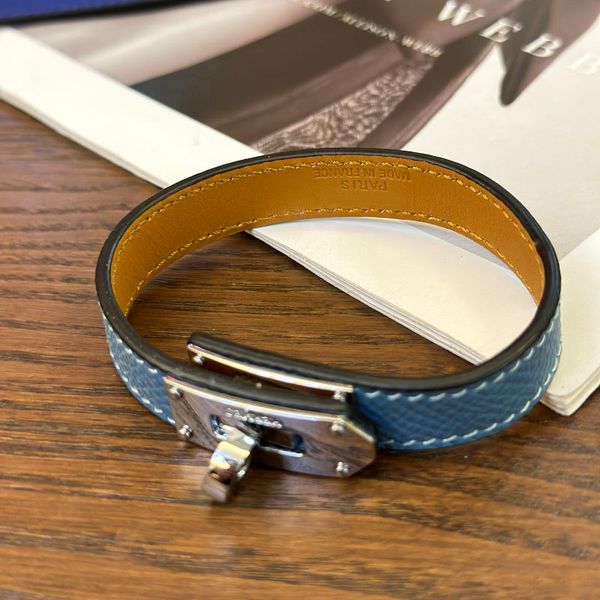 brand jewerlry kelly stainless steel real leather bracelet for women big version, Golden;silver
brand jewerlry kelly stainless steel real leather bracelet for women big version, Golden;silver