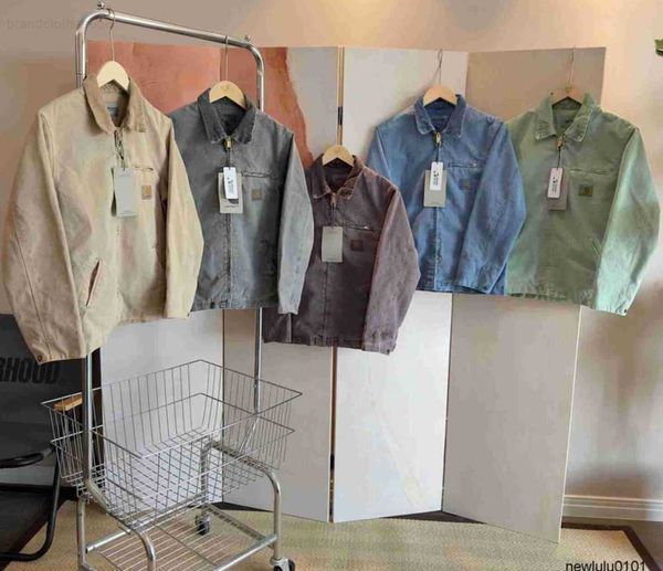 2023 men's jackets work clothes fashion brand carhart canvas washable wax dyed detroit jacket coat workwear label, Black;brown
2023 men's jackets work clothes fashion brand carhart canvas washable wax dyed detroit jacket coat workwear label, Black;brown