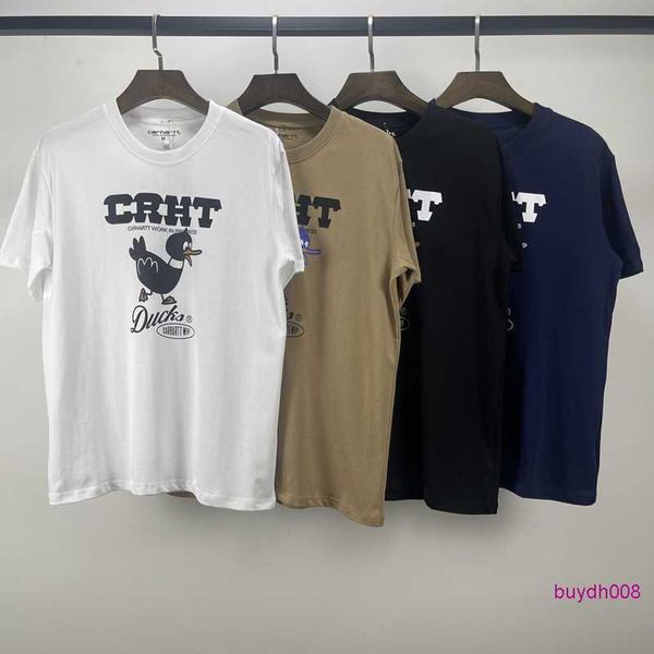 fashion men's and women's t-shirt tooling brand carhart new classic duck cartoon pattern print loose couple versatile short sleeve, White;black
fashion men's and women's t-shirt tooling brand carhart new classic duck cartoon pattern print loose couple versatile short sleeve, White;black