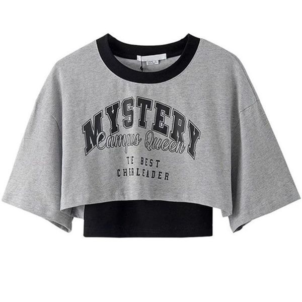 women s t shirt american retro trend letter printing two piece short sleeved t shirt loose round neck summer style shirts for women y2k 2306, White
women s t shirt american retro trend letter printing two piece short sleeved t shirt loose round neck summer style shirts for women y2k 2306, White