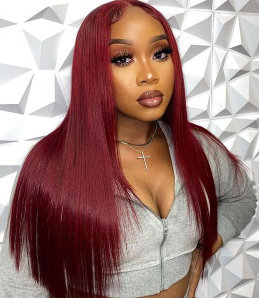 99j burgundy straight lace wigs pre plucked with baby hair glueless transparent wine red straight wigs for black women, Black;brown
99j burgundy straight lace wigs pre plucked with baby hair glueless transparent wine red straight wigs for black women, Black;brown