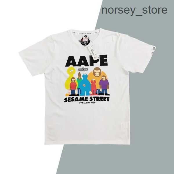 summer tide aape short sleeve sesame street joint ape legion printed t-shirt ins loose casual men's and women's half gnog 1 62wr, White;black
summer tide aape short sleeve sesame street joint ape legion printed t-shirt ins loose casual men's and women's half gnog 1 62wr, White;black