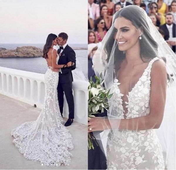 romantic lace mermaid wedding dresses v neck backless floor long wedding dresses bridal gowns vestidos de novia bc30716020838, White
romantic lace mermaid wedding dresses v neck backless floor long wedding dresses bridal gowns vestidos de novia bc30716020838, White