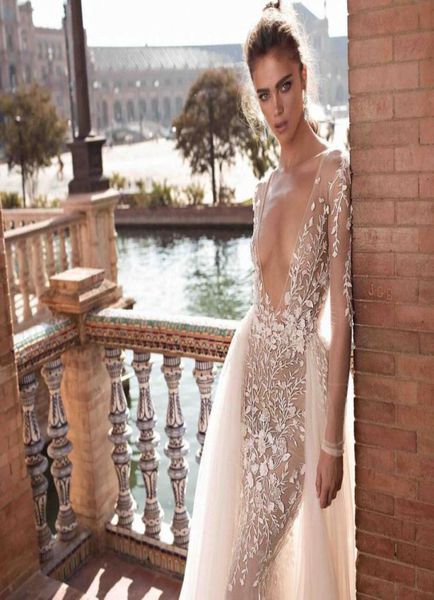 berta wedding dresses lace 3dfloral appliques sheer long sleeves bridal gowns chest exposed aline wedding dress with oversk4506903, White
berta wedding dresses lace 3dfloral appliques sheer long sleeves bridal gowns chest exposed aline wedding dress with oversk4506903, White