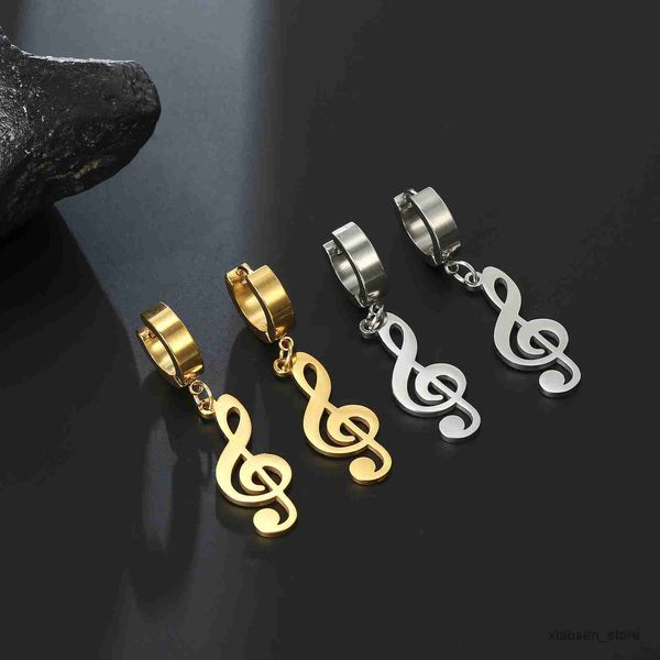 stud my shape fashion music note pendant earrings for men women stainless steel circle clip earring jewelry for concert r230628, Golden;silver
stud my shape fashion music note pendant earrings for men women stainless steel circle clip earring jewelry for concert r230628, Golden;silver