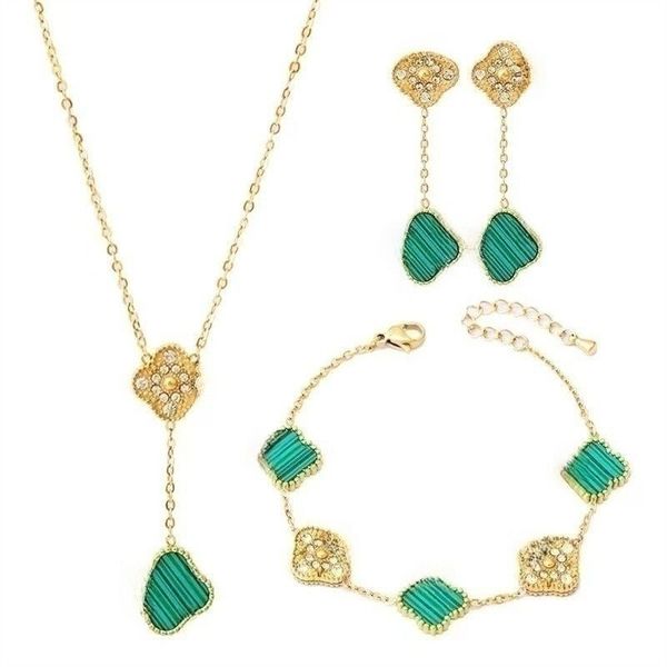 designer lucky clover sets necklace pendant earrings bracelet chain for women girls 18k gold plated charm simple cute jewelry womens girls g, Black
designer lucky clover sets necklace pendant earrings bracelet chain for women girls 18k gold plated charm simple cute jewelry womens girls g, Black