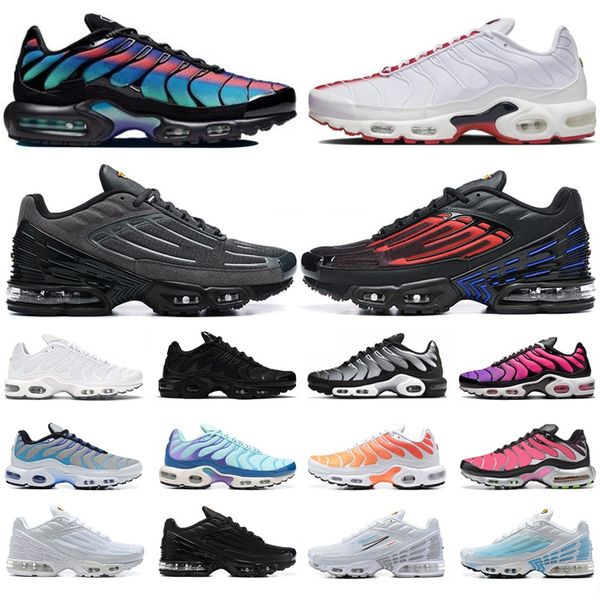 running shoes tn plus tn3 tns unity triple black pink metallic silver white red gradient colorway spiderverse volt laser blue men women trai
running shoes tn plus tn3 tns unity triple black pink metallic silver white red gradient colorway spiderverse volt laser blue men women trai