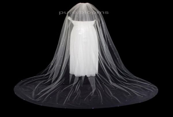 new sell 3m rhinestones cut edge cathedral white ivory wedding veil bridal veils with comb 1t8045042, Black
new sell 3m rhinestones cut edge cathedral white ivory wedding veil bridal veils with comb 1t8045042, Black