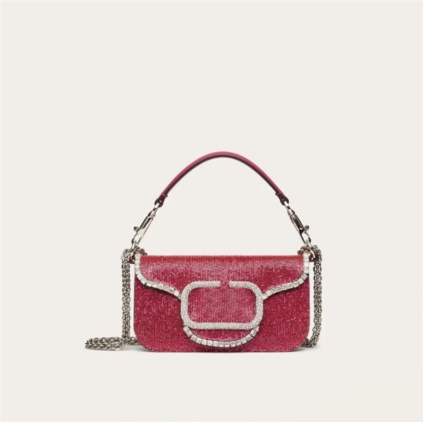 diamond luxurys handbag loco designer bags full crystals leather lady borse classic retro v buckle pink green women shoulder bag fashionable
diamond luxurys handbag loco designer bags full crystals leather lady borse classic retro v buckle pink green women shoulder bag fashionable