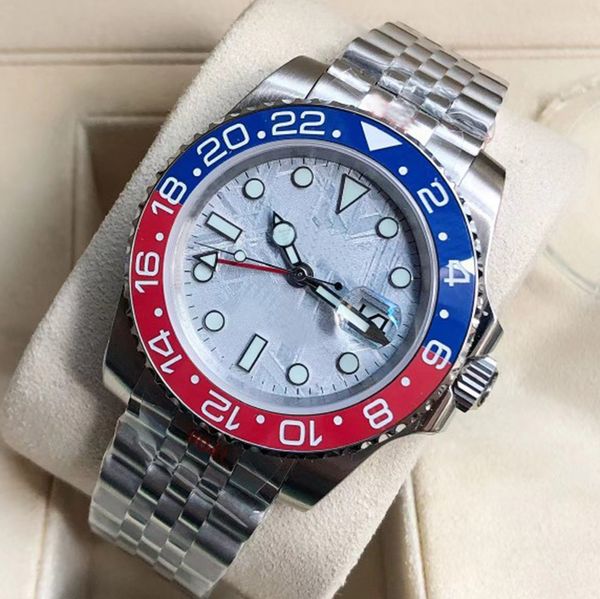 3186 model real adjustable oneself master gmts watches uhr ceramic bezel mens mechanical automatic movement watch men oyster jubilee band da, Slivery;brown
3186 model real adjustable oneself master gmts watches uhr ceramic bezel mens mechanical automatic movement watch men oyster jubilee band da, Slivery;brown