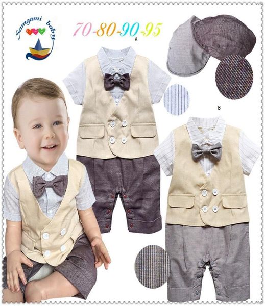 2019 selling baby boys clothes short sleeve turndown collar romper for infant little tie bow toddler jumpsuit with hat 03age6248441, Blue
2019 selling baby boys clothes short sleeve turndown collar romper for infant little tie bow toddler jumpsuit with hat 03age6248441, Blue