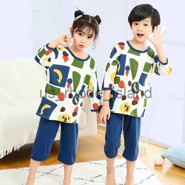t-shirts kids boys clothes summer cotton pajamas for girls baby sleepwear children's pajama sets half sleeves pijima inflantil nightwea, Blue
t-shirts kids boys clothes summer cotton pajamas for girls baby sleepwear children's pajama sets half sleeves pijima inflantil nightwea, Blue
