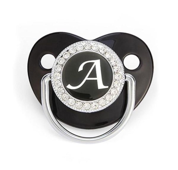 pacifiers name initial letters baby pacifier born silicone black bling infant nipple bpa soother dummy 024m3615188
pacifiers name initial letters baby pacifier born silicone black bling infant nipple bpa soother dummy 024m3615188