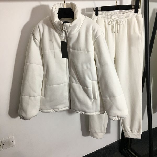 winter thicken coats pants tracksuit women cotton sport tracksuits retro warm designer two pieces suit set designers jacekt trousers, Black
winter thicken coats pants tracksuit women cotton sport tracksuits retro warm designer two pieces suit set designers jacekt trousers, Black