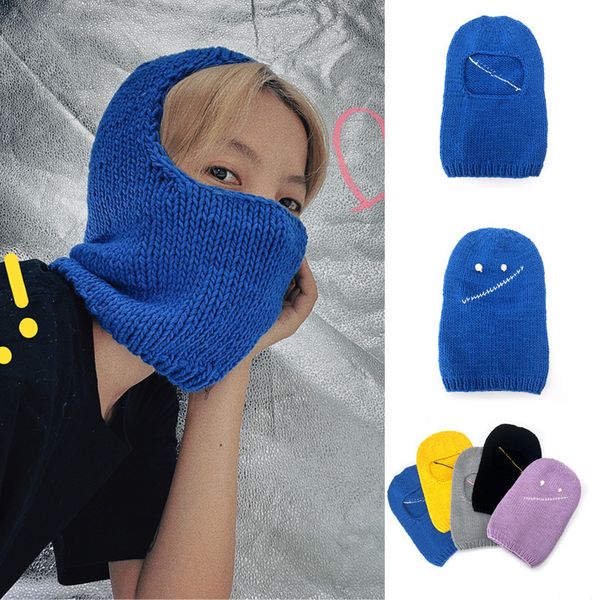 fashion face masks neck gaiter hand-woven smiling face balaclava hats women korean niche series recommended knitted masked cap winter warm s
fashion face masks neck gaiter hand-woven smiling face balaclava hats women korean niche series recommended knitted masked cap winter warm s
