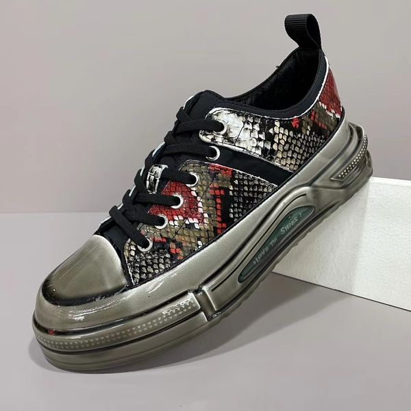 dress shoes autumn style british leather board shoes men's trend snake cowhide casual drops glue thick soles raised 230628, Black
dress shoes autumn style british leather board shoes men's trend snake cowhide casual drops glue thick soles raised 230628, Black