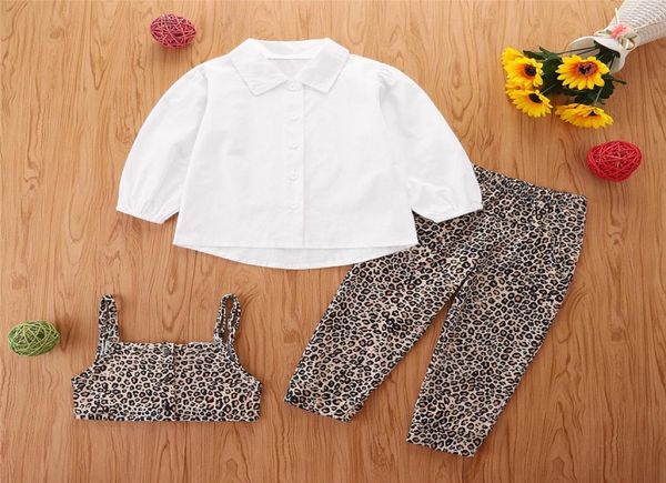 3pcs kids girls autumn clothes sets long sleeve lapel white shirts vest leopard pants fashion8706464
3pcs kids girls autumn clothes sets long sleeve lapel white shirts vest leopard pants fashion8706464