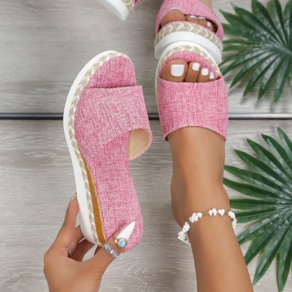 slippers 2023 fashion shoes for women peep toe platform women s summer solid wedges beach zapatos mujer 230628, Black
slippers 2023 fashion shoes for women peep toe platform women s summer solid wedges beach zapatos mujer 230628, Black