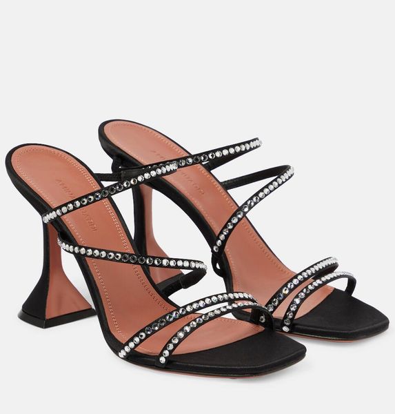 amina muaddi naima sandals shoes women crystals embellished strappy satin martini heel party dress wedding lady sandalias eu35-42,with box, Black
amina muaddi naima sandals shoes women crystals embellished strappy satin martini heel party dress wedding lady sandalias eu35-42,with box, Black